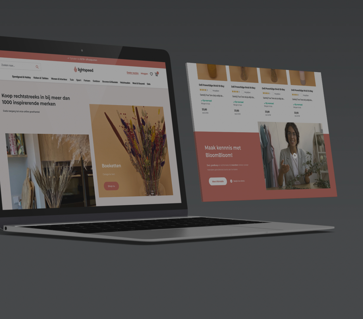 3 Verschillende productpages