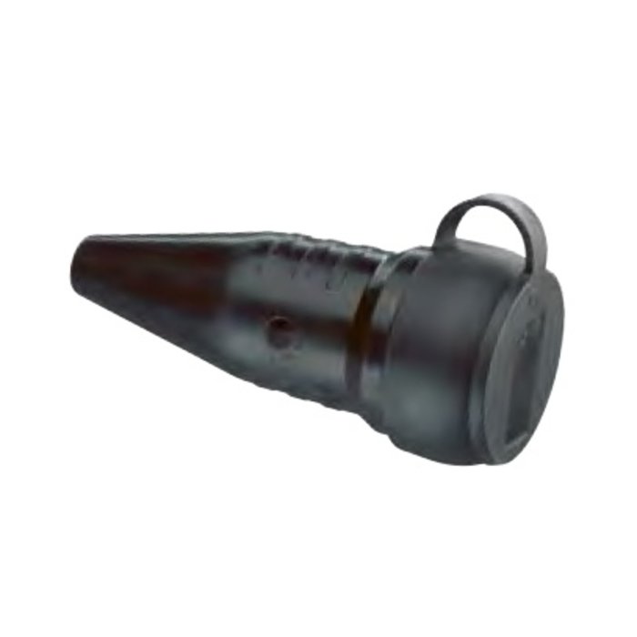 Schuko koppeling 16A 230V 2Pol.+r.a. + Manchet /deksel