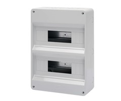 DIN Behuizing 2x12 Modules IP40