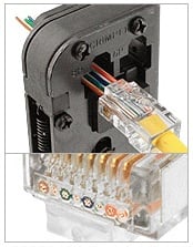Krimptang tbv RJ45 8 Easy-fit.