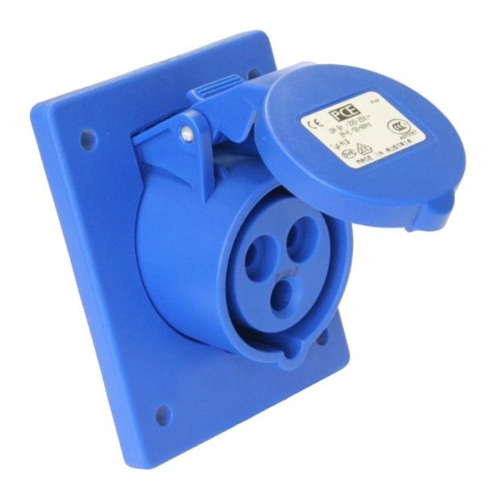 CEE Inbouwdoos 20º 16A 230V 3Pol.