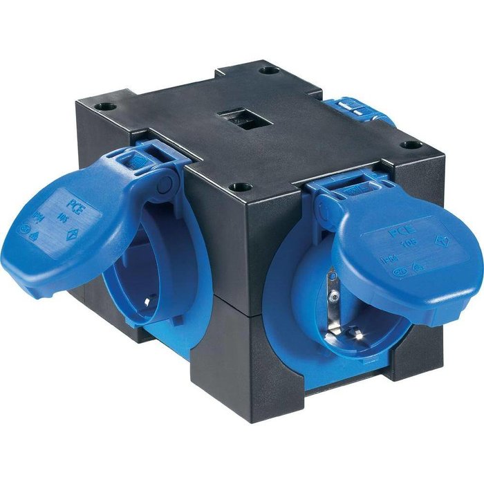 Verdeelblok CEE 16A400V5P - 3x Suco