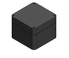 Rubber behuizing C07 HBD 100x128x128 mm.