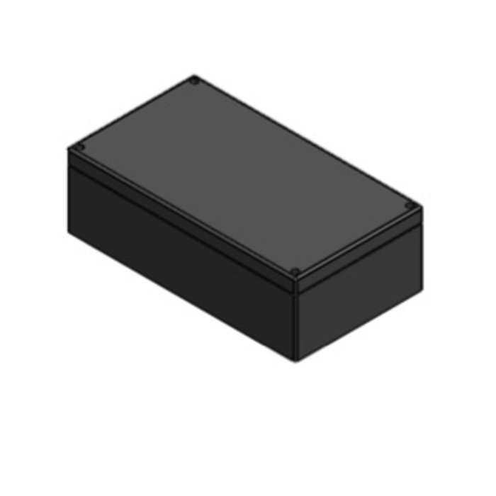 Rubber behuizing 2300 HBD 82x260x145 mm.