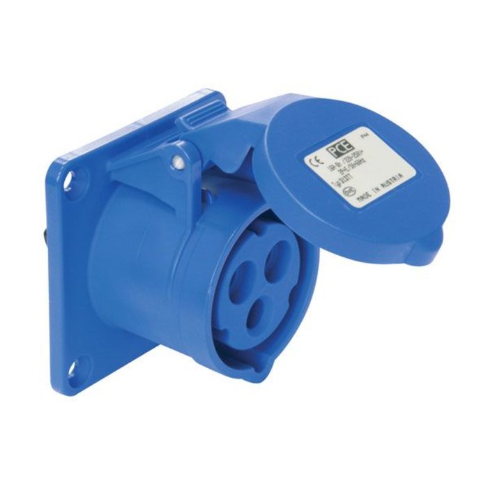 CEE inbouwdoos 32A 230V 3Pol.