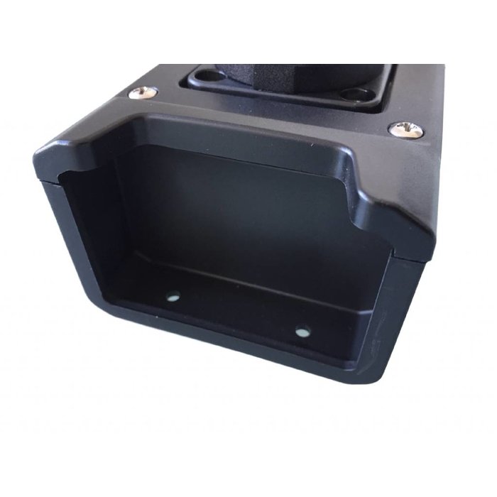 Verdeeldoos 3 voudig zwart IP54 + LED