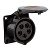 CEE inbouwdoos 16A 400V 5Pol.