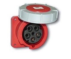 CEE inbouwdoos 125A 400V 5Pol.