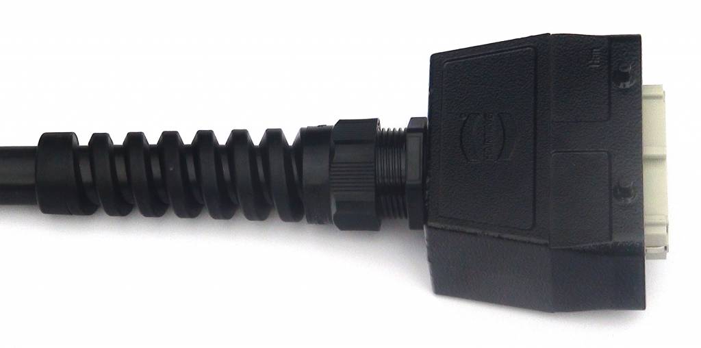 Multikabel zwart 19 x2,5mm² - recht