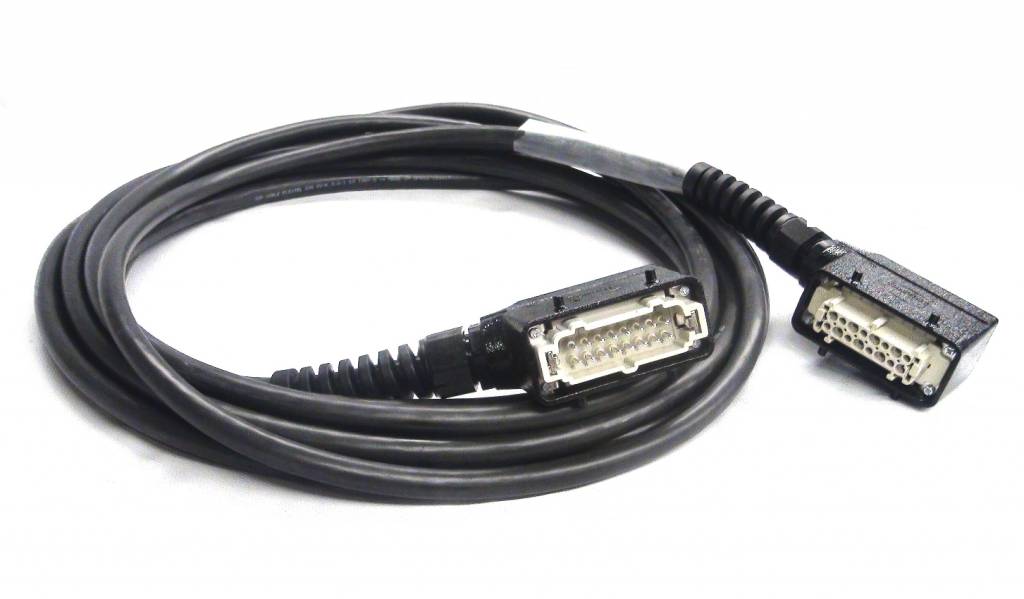 Multikabel zwart 19 x2,5mm² - recht