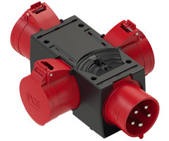 Verdeelblok 32A -> 3x 32A