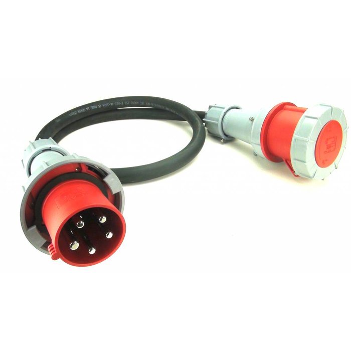 CEE 63 Amp. 400 volt Male/Female