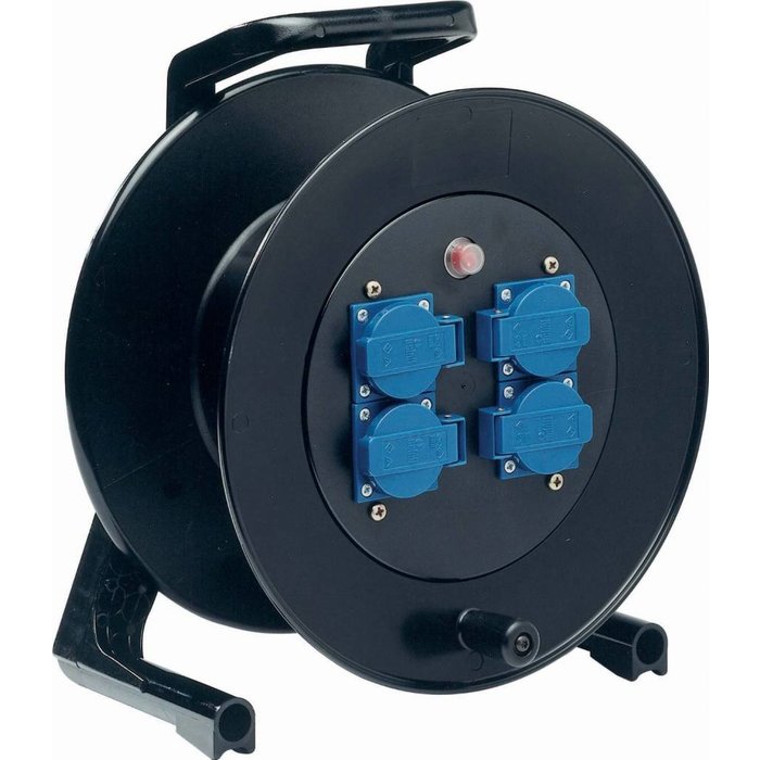 GT310.MD4 Schuko Speciaalrubber zwart.