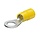 Ringtong geïsoleerd geel 100 stuks.