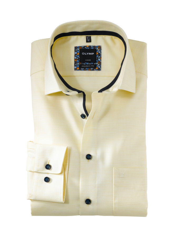 Overhemd Geel  Modern Fit 1224 14 51