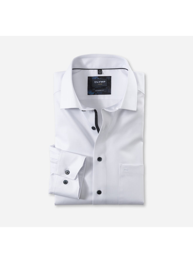 Overhemd Extra Mouwlengte Modern-Fit Wit 1260 29 00