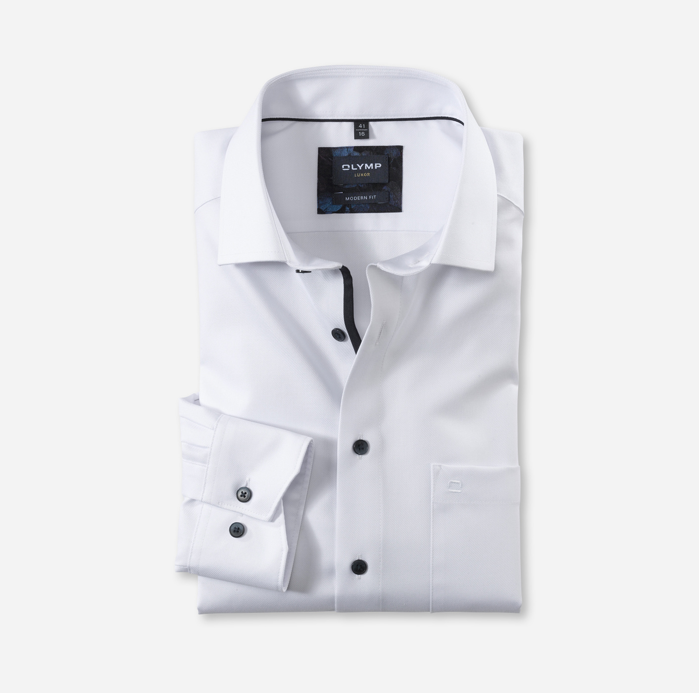 nakomelingen als je kunt Trolley Overhemd Extra Mouwlengte Modern-Fit Wit 1260 29 00 - Taste For Shirts