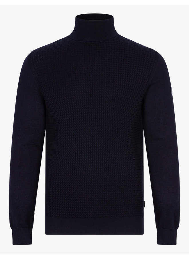 Bodio Roll Neck Pullover 118225009 Donkerblauw 699000
