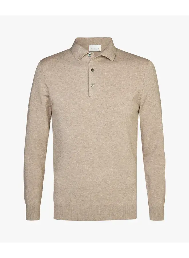 Polo One Piece Luxe Longsleeve Beige PPVJ10012F