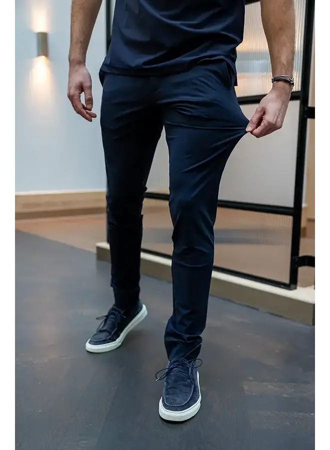 Pantalon Stretch Nico Classic slim fit 1109-1 Navy Blue