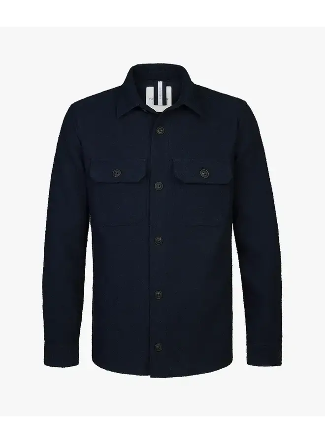 Overshirt Bouclé Navy PPVF10020B