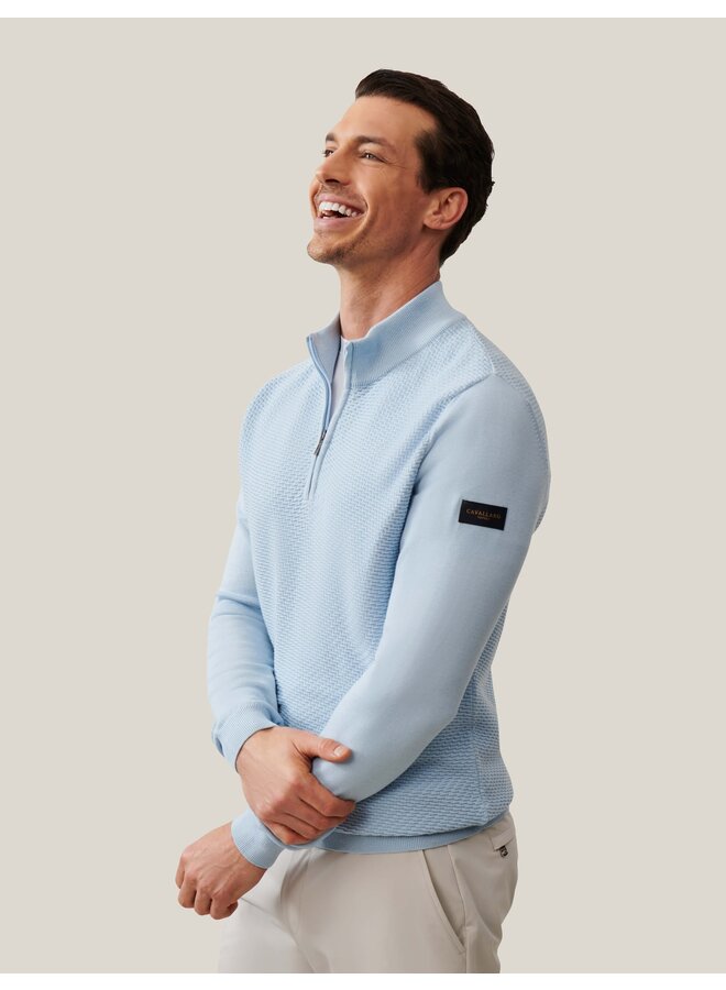 Loreo Half Zip Pullover 118241015 Kleur 600000 Light Blue