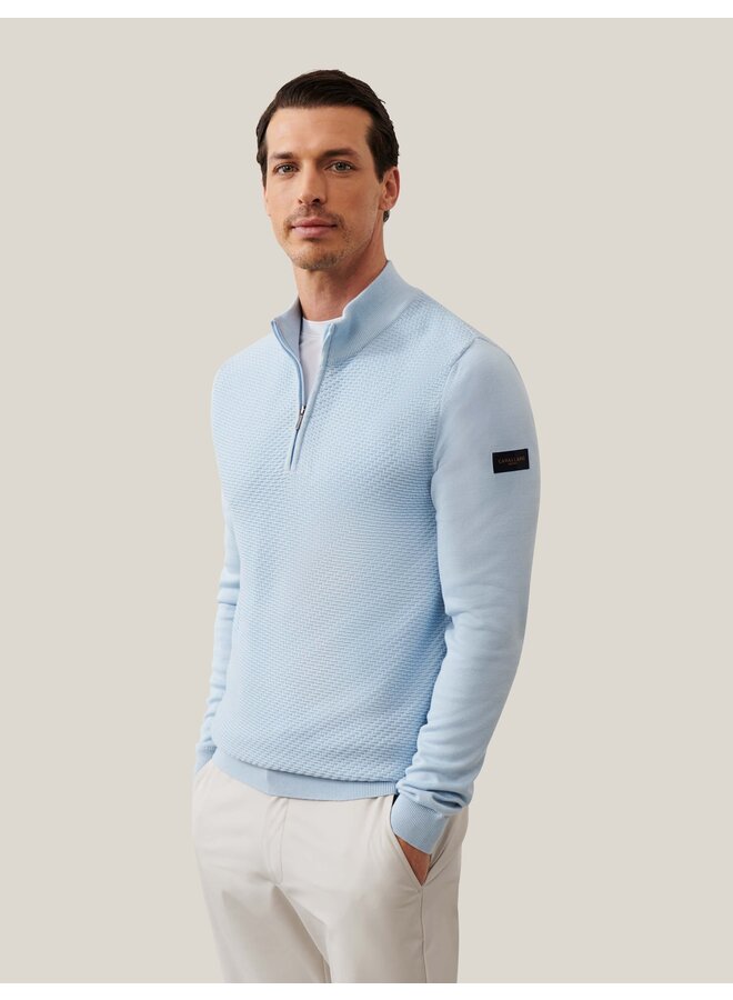 Loreo Half Zip Pullover 118241015 Kleur 600000 Light Blue