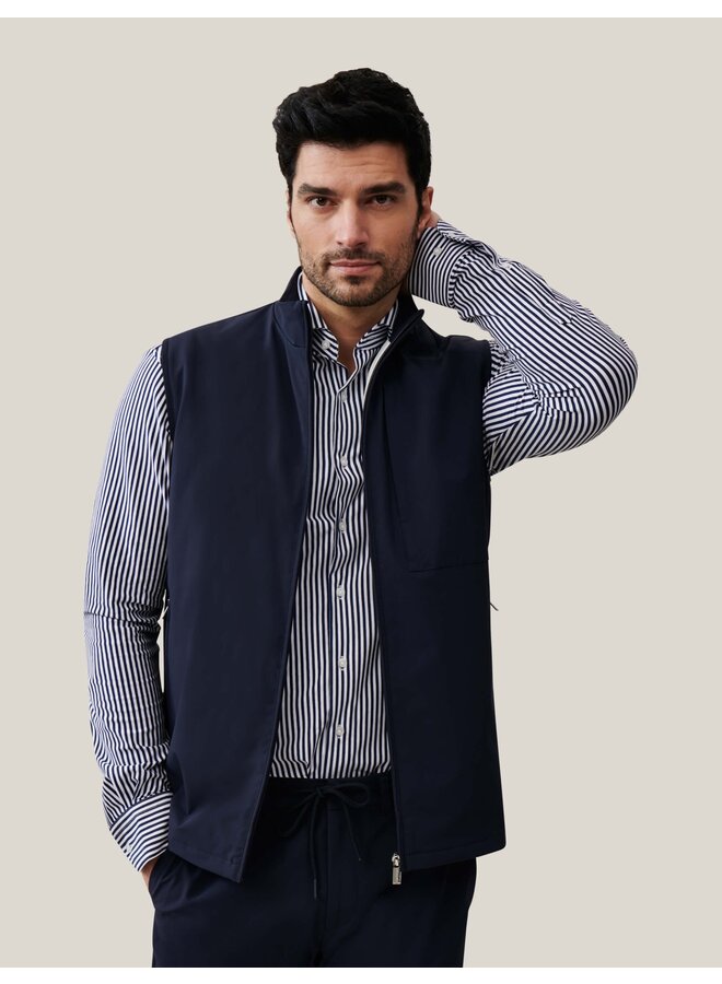 Peranio Waistcoat 115241002 Kleur 699000 Navy