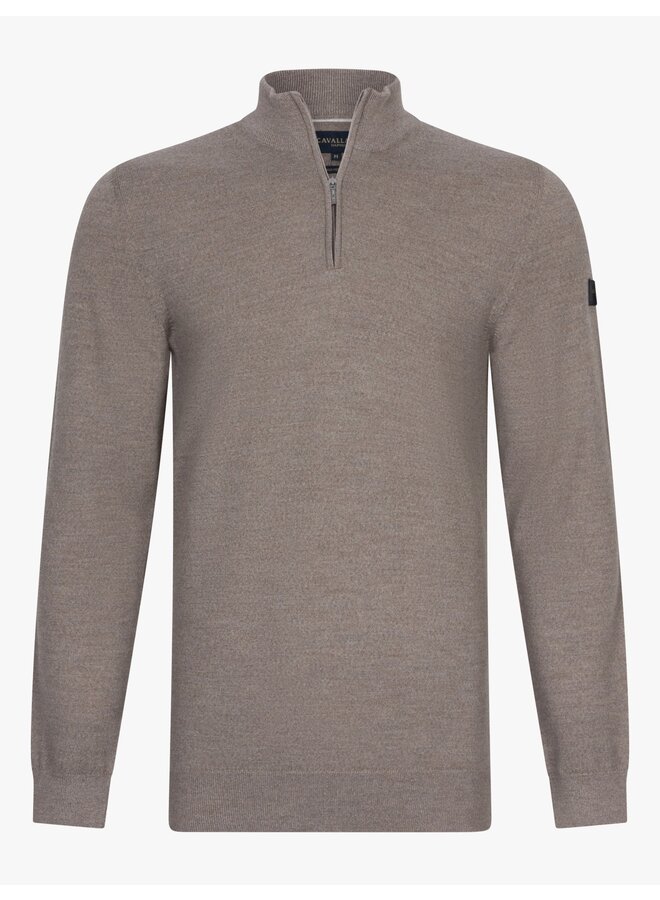 Merino Half Zip Pullover 118245001 Beige 810000