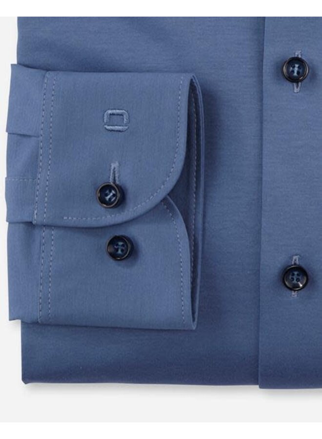 Overhemd Knitted 24/7 Body-Fit Blue Grey 2008 64 17