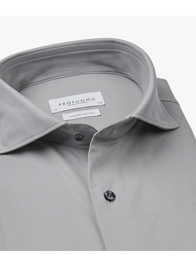 Overhemd Japanese Knitted Grijs PPWH10001A