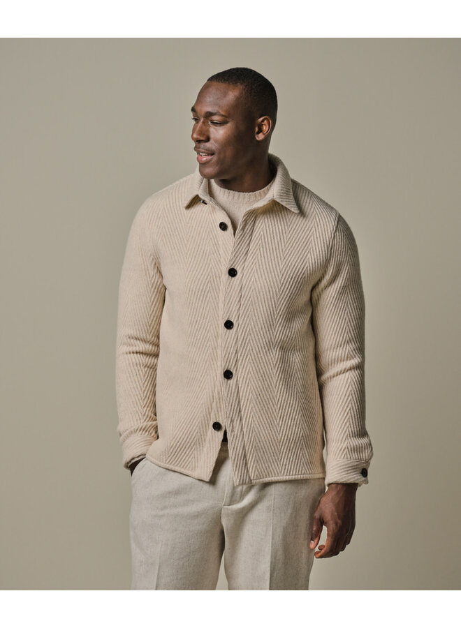 Overshirt Herringbone Sand PPWF30025A