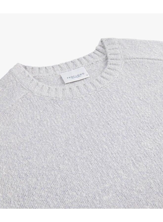Pullover Crewneck Boiled Light Grey PPWJ30037C