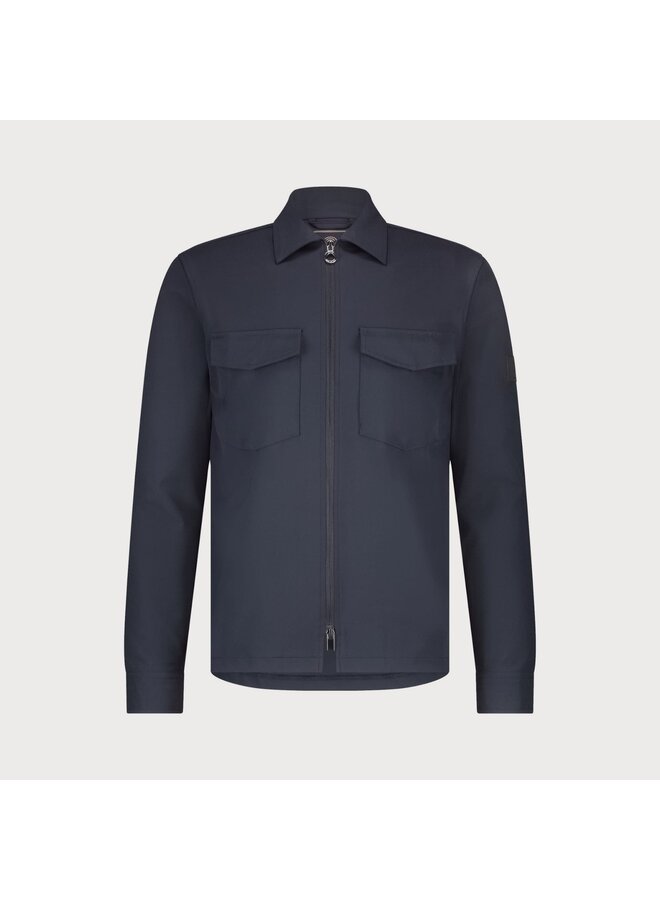 Travel Overshirt Navy Stretch incl Rits PISAS25-M100