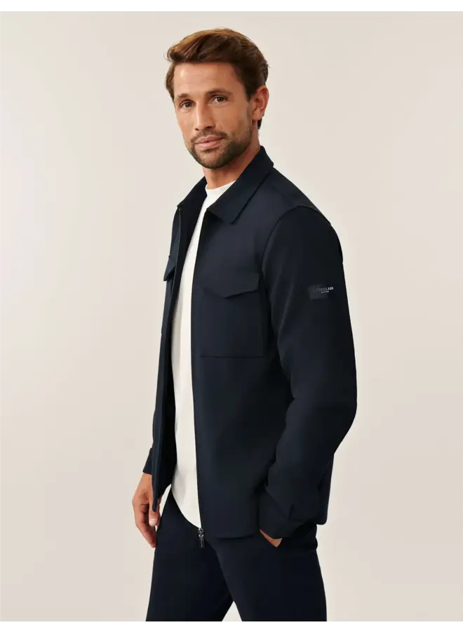 Zerino Overshirt 123255011 Kleur 699000 Donkerblauw