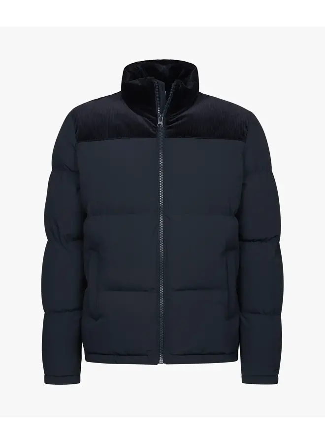 Jas Corduroy Puffer 2Tone Dark Blue PPWU30011B
