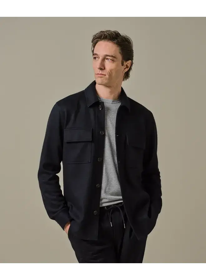 Overshirt  Knitted Navy PPXF30001C
