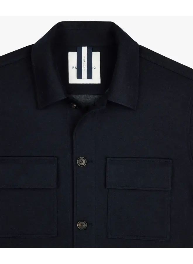Overshirt  Knitted Navy PPXF30001C