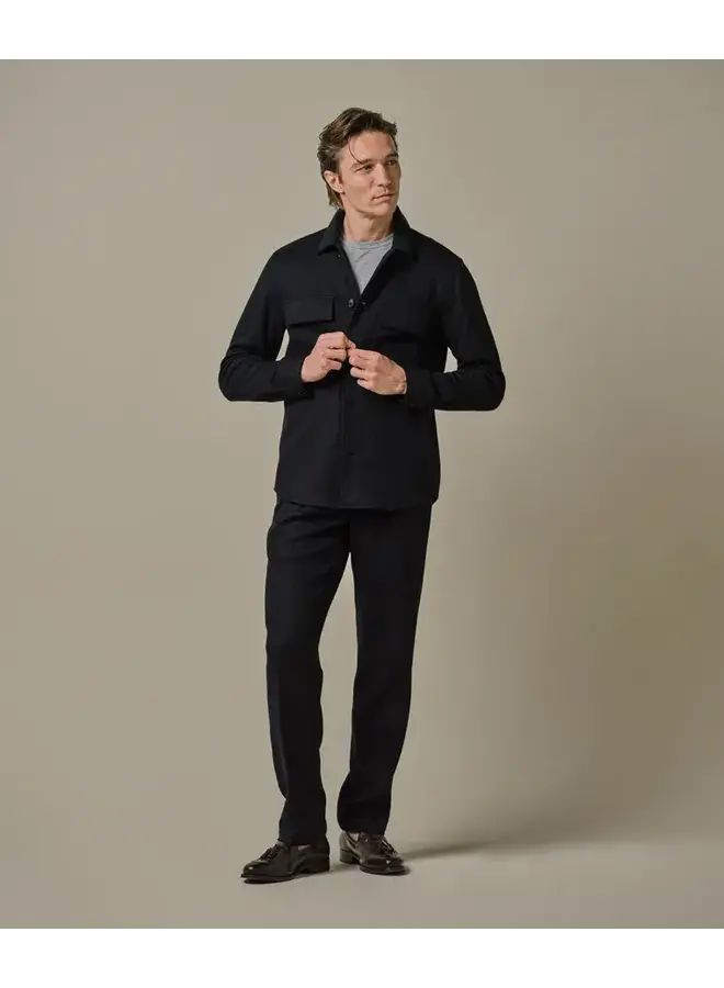 Overshirt  Knitted Navy PPXF30001C