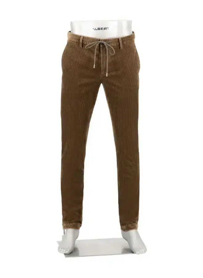 Chino Move Slim Fit Katoen Corduroy 4347 1430 Col. 550 Brown