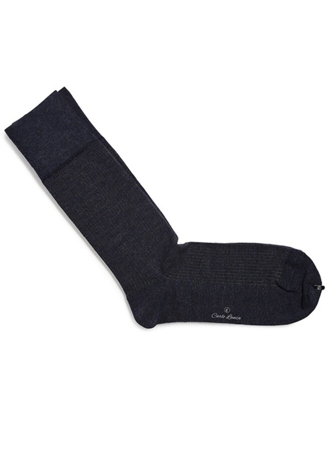 Wollen Herensokken Shadow art 212-26 Denim Blauw