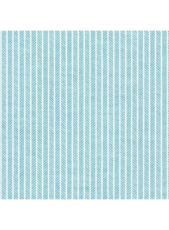 Overhemd Knitted Luxury Hai Line 91708-30 Col. 627 Aqua Abstract Stripes