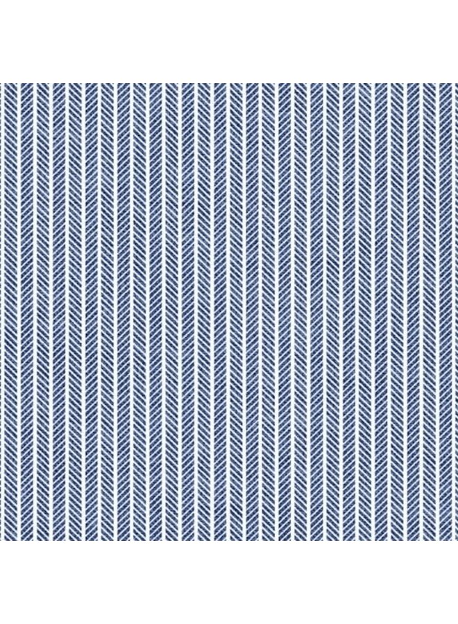 Overhemd Knitted Luxury Hai Line 91708-30 Col. 579 Blue Abstract Stripes