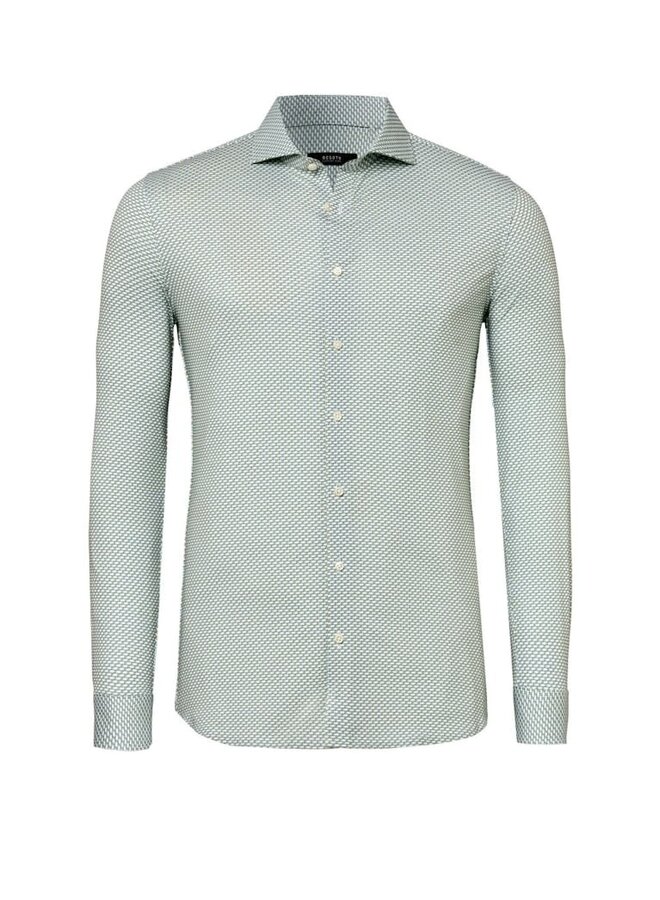 Overhemd Knitted Luxury Hai Line 91508-30 Col. 132 Yellow White Artwork