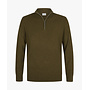 Half Zip Pullover Structuur Dark Green PPWJ30040A