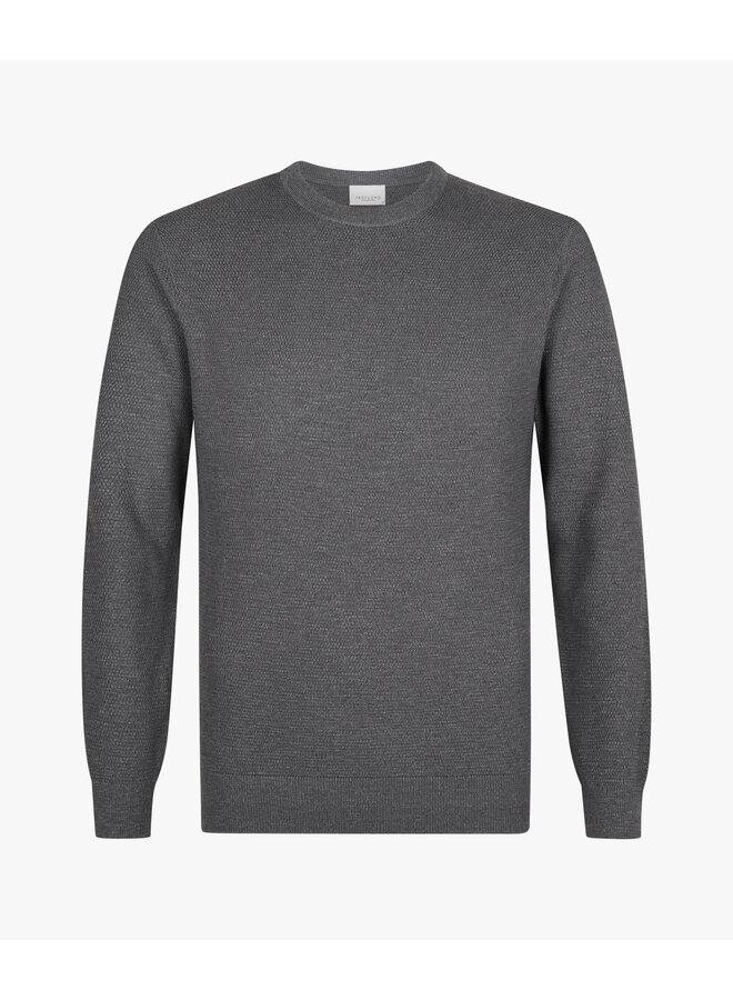 Pullover Crewneck Structuur Grey PPWJ30039D