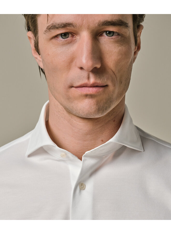 Overhemd Japanese Knitted Wit PP2HC10006