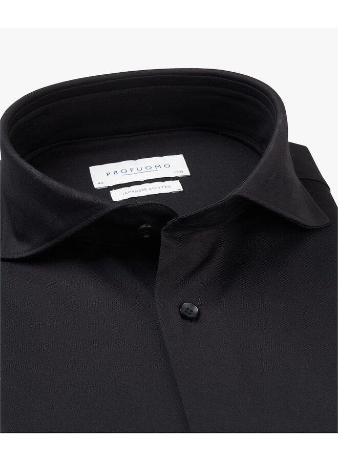 Overhemd Japanese Knitted Zwart PP2HC10011