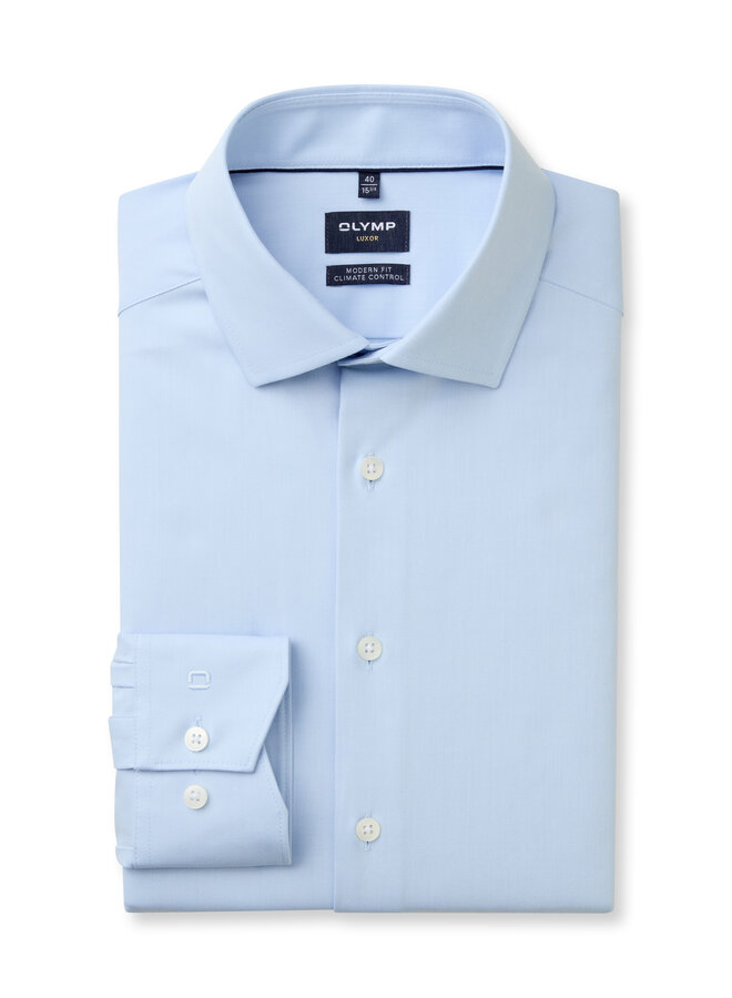 Overhemd Lichtblauw Modern Fit Climate Control Dynamic Flex 1230 24 11