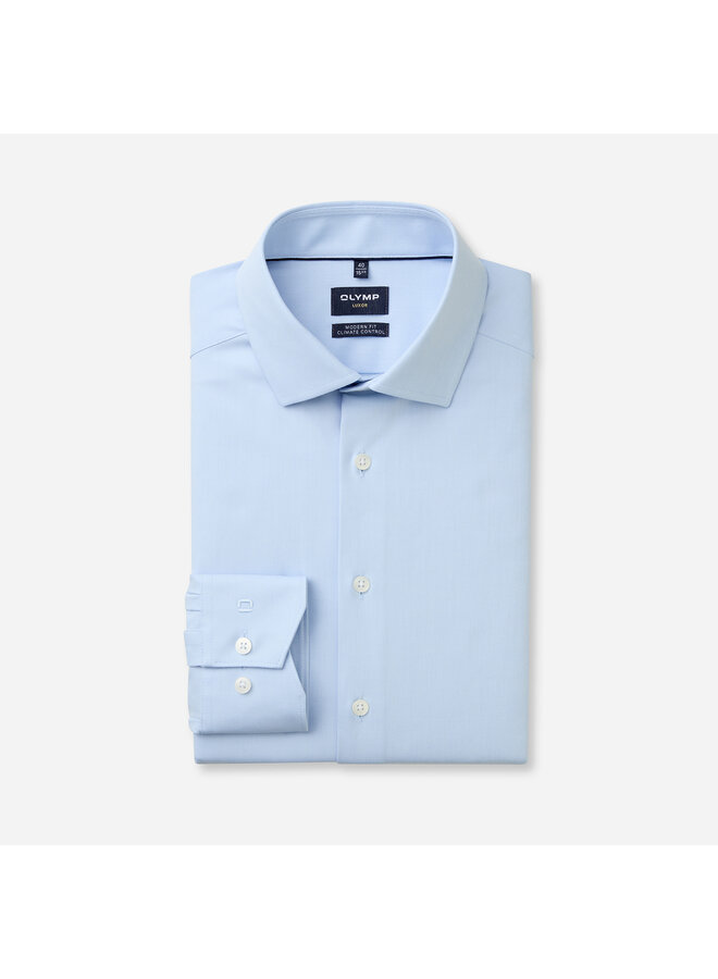 Overhemd Lichtblauw Modern Fit Climate Control Dynamic Flex 1230 24 11